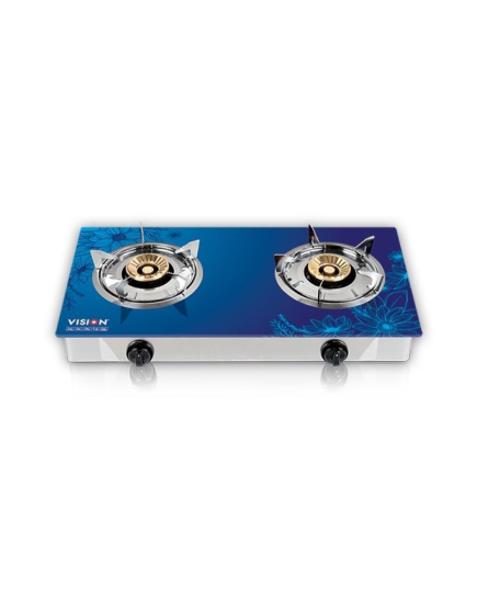 Vision Natural Gas Double Glass Body Gas Stove Sky 3D - 892722