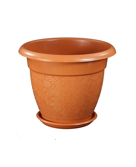 TEL Modern Flower Tub 18"(30L) With Tray SW 861652