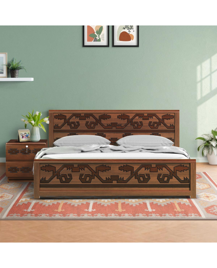 Jamdani Wooden King bed I BDH-362-3-1-20 992943