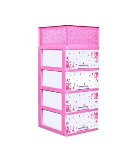 Premium Closet 4 Drawer With Basket Athena