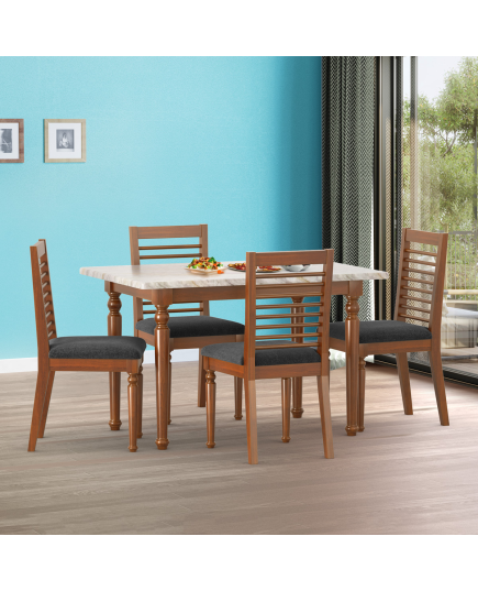 Edessa Dining table (Four Seater) Wooden Dining Table I TDH-341-3-1-20 993191