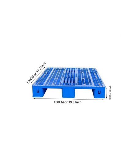 Industrial Pallet Double 120x100x16 cm