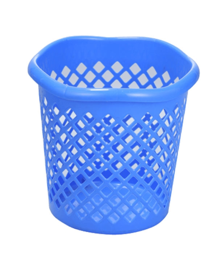 Wave Paper Basket Blue