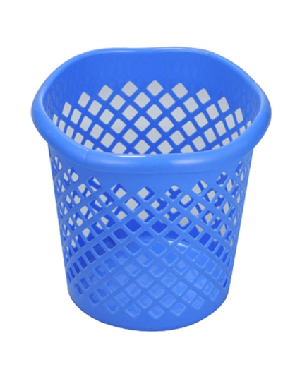 Wave Paper Basket Blue