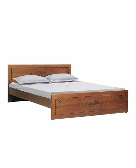 Regal Lotus Laminated Board Double Bed 994208