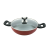 TOPPER NON STICK GLAMOUR KARAI WITH LID RED 24 CM