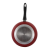 TOPPER NONSTICK FRY PAN WITH LID RED 22 CM
