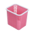 NET PAPER BASKET WITHOUT RING PINK