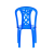 SMART SLIM CHAIR RIBON FLOWER SM BLUE