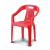 PLASTIC BABY CHAIR RED