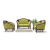 Panam Wooden Single Sofa | SSC-344-3-1-20 995655