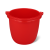 OVAL BUCKET 5 LITERS RED
