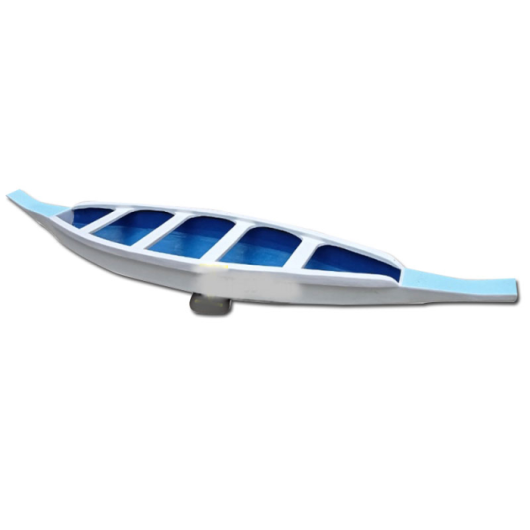 FRP SUPPORT BOAT 23' BLUE + WHITE 987608