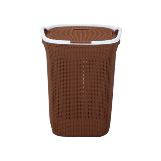 CAINO LAUNDRY BASKET OVAL EAGLE BROWN