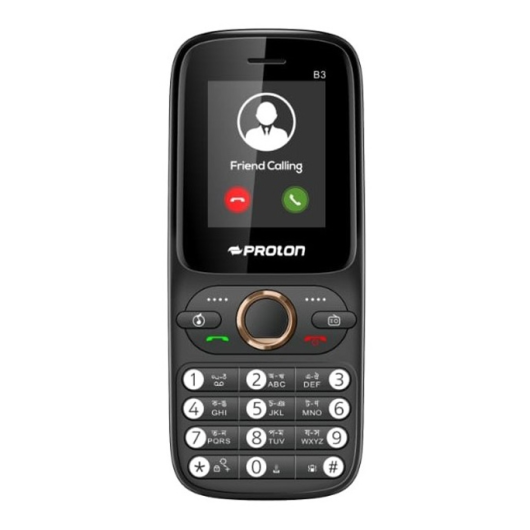 Proton B3 With Digital Camera & Wireless FM Supported Feature Phone Multi Color -  873779