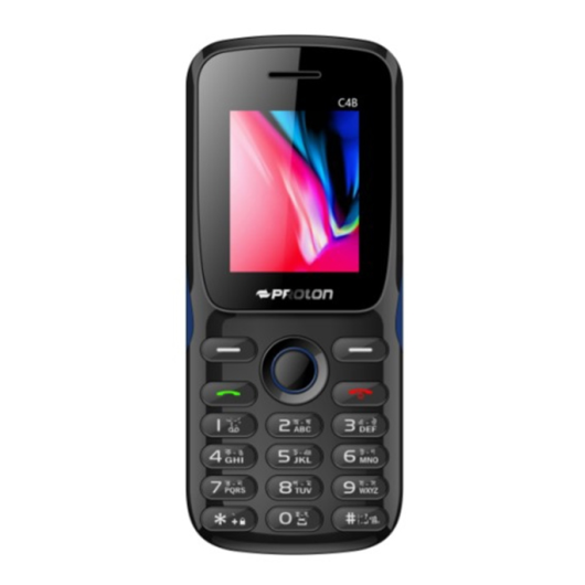 PROTON C4B UPTO 16GB MEMORY CARD SUPPORTED FEATURE PHONE MULTI COLOR - 873773