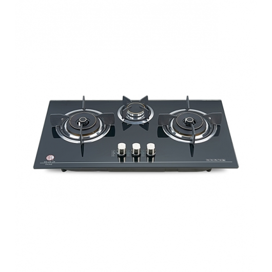 RFL Built In Gls LPG Hob Orchid 3 Burner