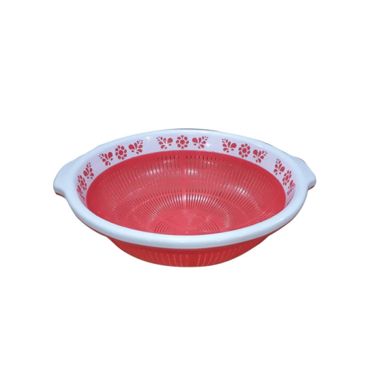 TWO COLOR RICE WASHING NET 30CM RED