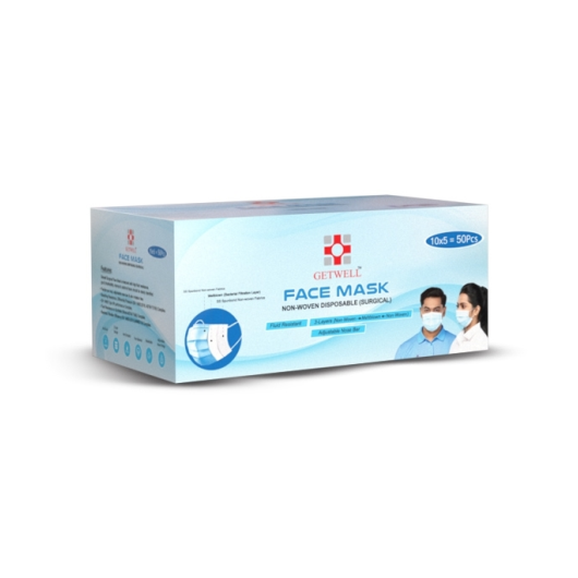 GETWELL FACE MASK (NON-WOVEN) 50PCS