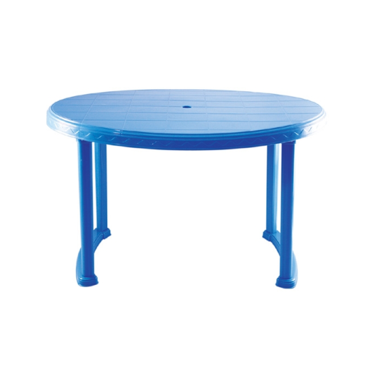 RFL  DINING TABLE 6 SEAT OVAL PLAS LEG SM BLUE