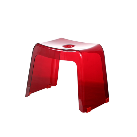 RFL  TRANSPA DELUXE STOOL RED 917152