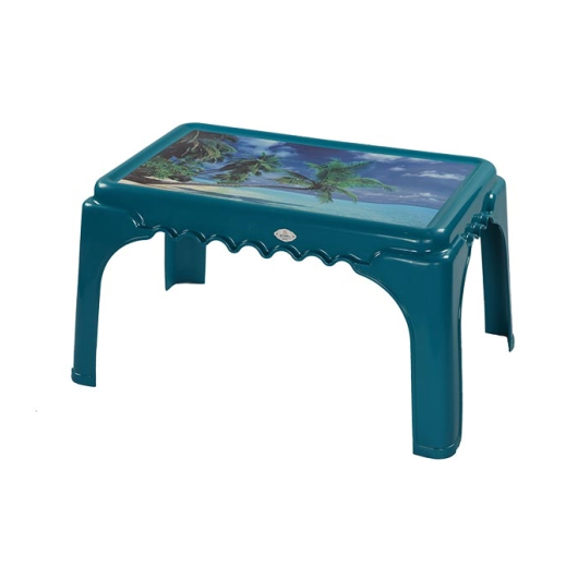 RFL  CLASSIC CENTER TABLE PRINTED OCENIA TULIP GREEN