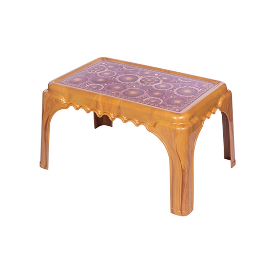 CLASSIC CENTER TABLE PRINTED MARBLE SANDALWOOD