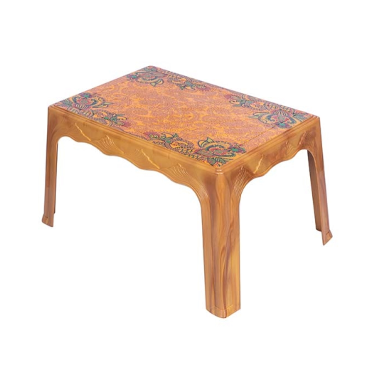 RFL  CENTER TABLE PRINTED DOODLE SANDAL WOOD