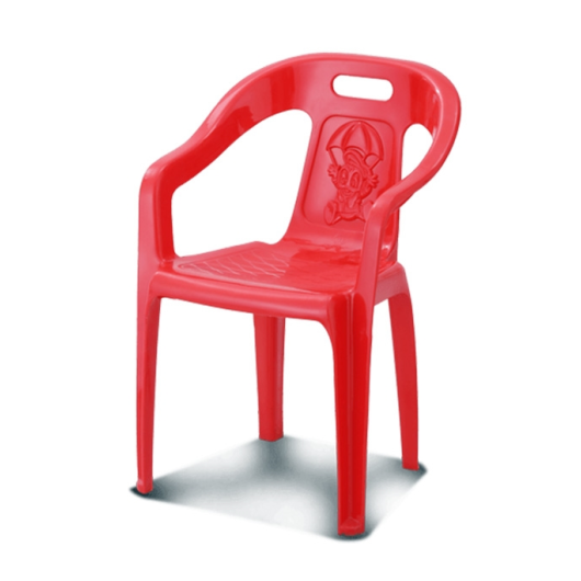 PLASTIC BABY CHAIR RED 