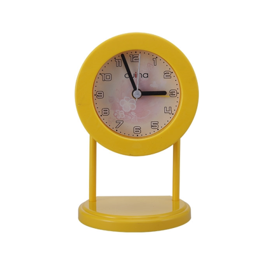 RFL  SWEET TIME  TABLE CLOCK YELLOW