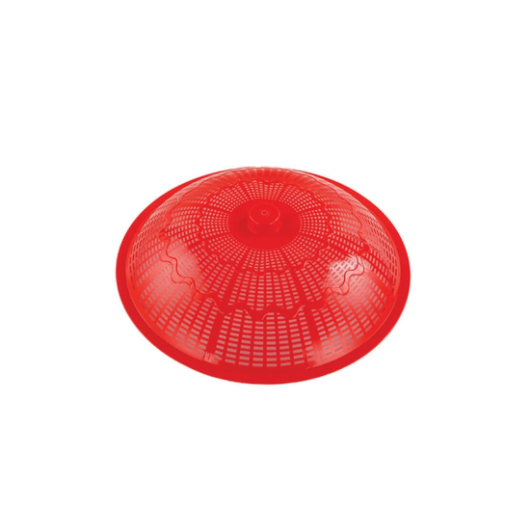 DELIGHT DISH COVER 14 CM RED