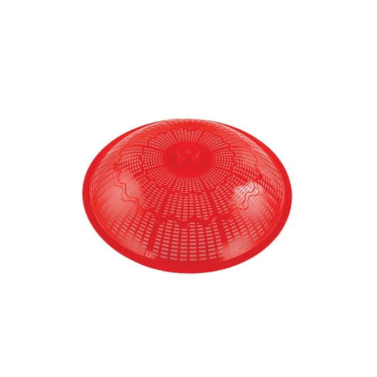 DELIGHT DISH COVER 32 CM RED