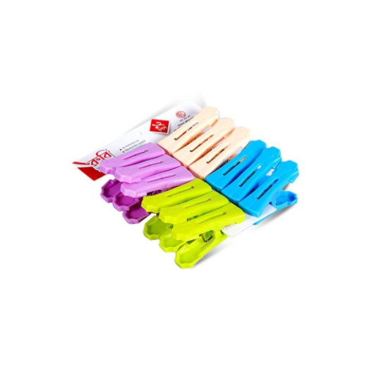 RUBY CLOTH CLIP 12 PCS SET ASSORTED
