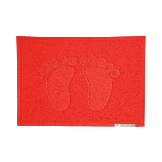 SUPPORT FLOOR MAT FOOT STEP (48X68 CM)-RED