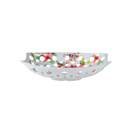 ITALIANO SQUARE FRUIT BASKET WITH HOLE- SMALL