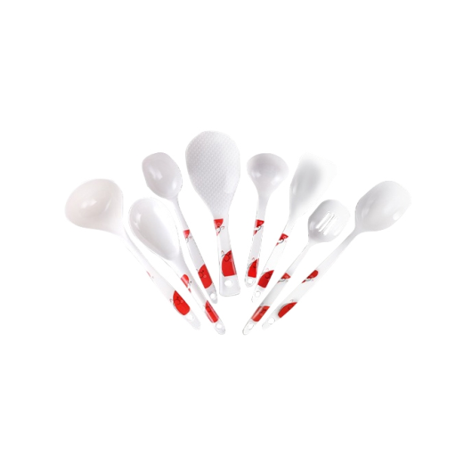 8 PCS SPOON SET WITH HANGER ASSORTED
