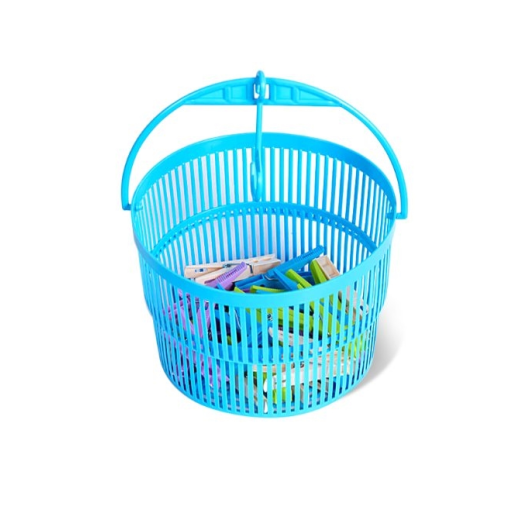 CLIP BASKET WITH 24 PCS CLIP ASSORTED