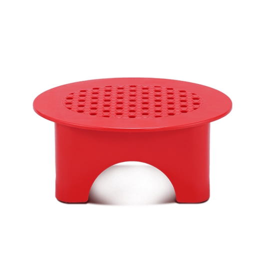 EASY STOOL OVAL RED