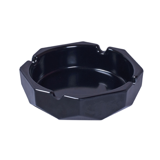 ASH TRAY ROUND 4" BLACK