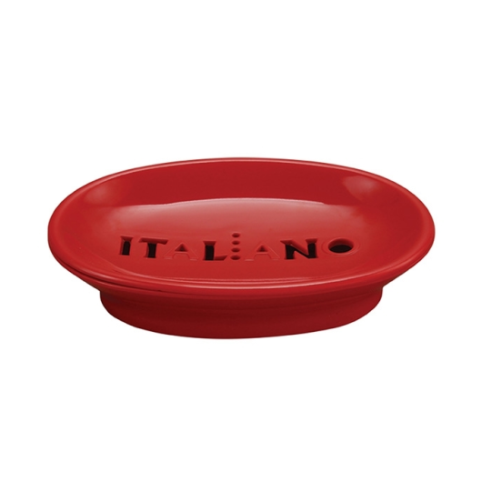 SOAP CASE WITH LID 5" RED