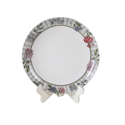 8" COUP PLATE- TULIP