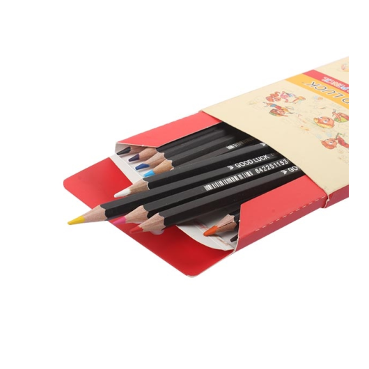 GOOD LUCK COLOR PENCIL PB12 LARGE 12 PCS SET