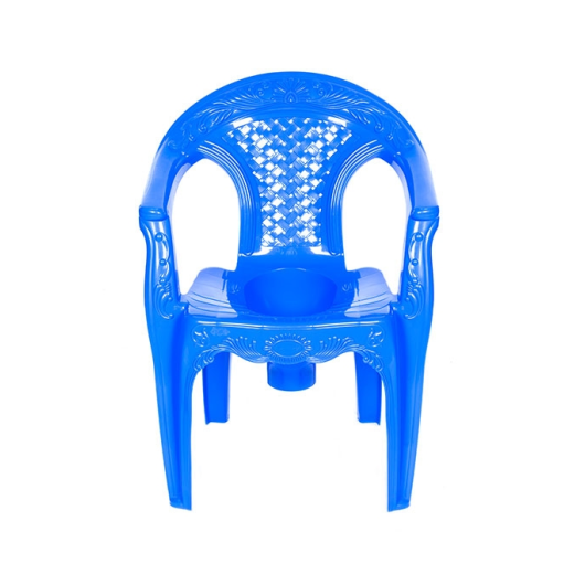 KING COMMODE CHAIR W/O LID SM BLUE