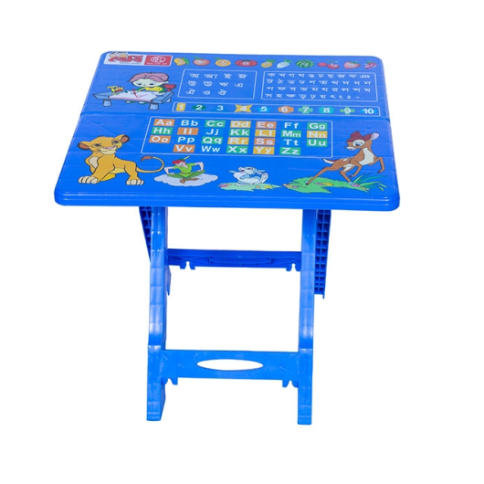 BABY FOLDING TABLE PRINTED ABC SM BLUE 