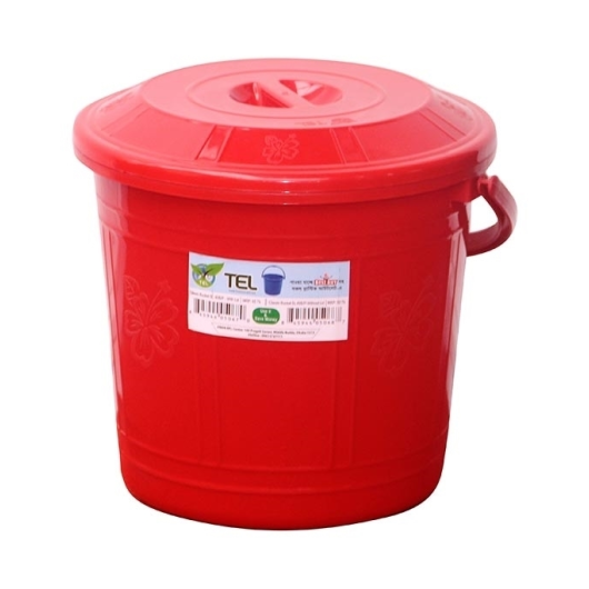 CLASSIC BUCKET 12L RED WITH LID
