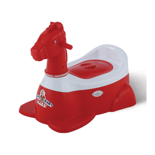 HORSE BABY POTTY - RED