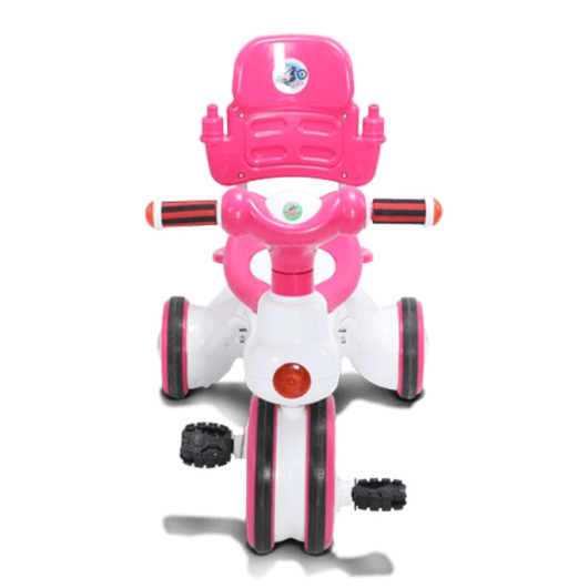 ROCK RIDER WITH BACKREST 3Y - PINK