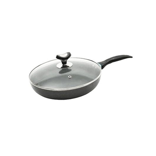 TOPPER NONSTICK FRY PAN WITH LID BLACK 26 CM 80842