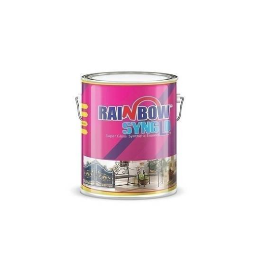 RAINBOW SYNGLO SYNTHETIC ENAMEL PAINT 3.64 LTR BLACK