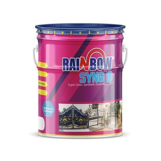 RAINBOW SYNGLO SYNTHETIC ENAMEL PAINT-WHITE 18.2 LTR